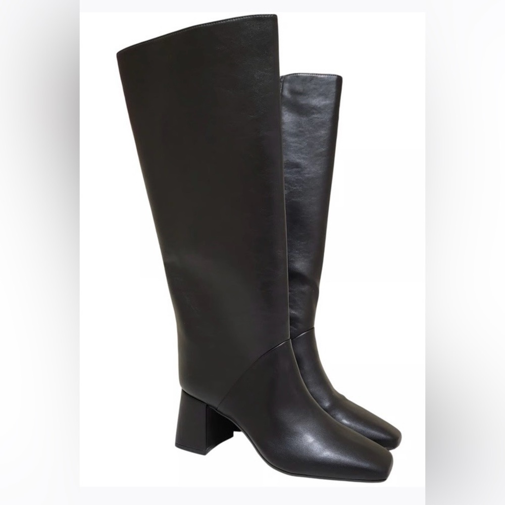 NIB On 34th Miller Block Heel tall boot size 10.5